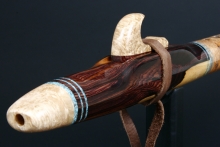 Silver Maple Native American Flute, Minor, Low F-4, #D24L